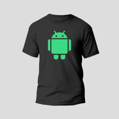 camiseta-android-negra camiseta-android-negra