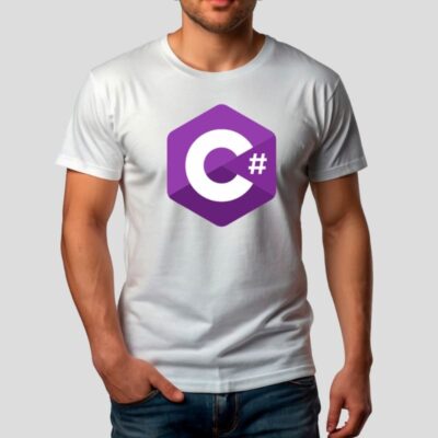 camiseta-csharp-blanca-model camiseta-csharp-blanca-model