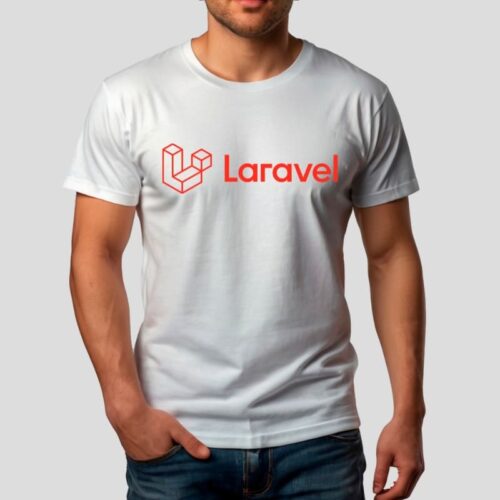 camiseta-laravel-blanca-model