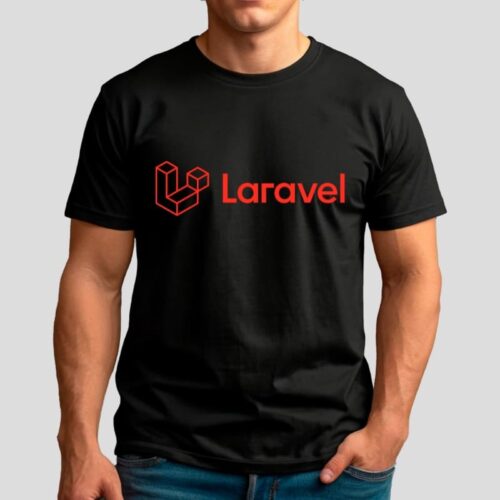 camiseta-laravel-negra-model
