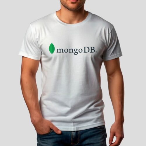 camiseta-mongodb-blanca-model