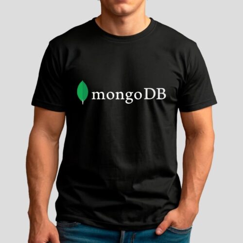 camiseta-mongodb-negra-model
